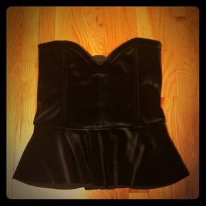 NWT ✨ Free Press Velour Tube Top